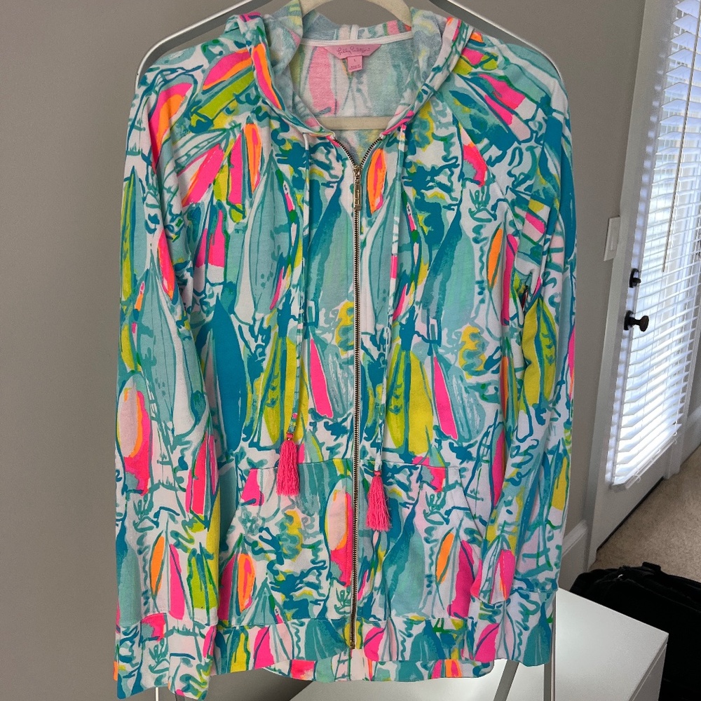 Lilly Pulitzer Mooring Hoodie Large